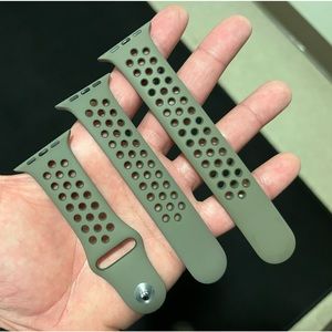 Apple watch Nike Band Olive gray/Cargo khaki 45mm